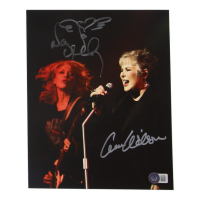 Nancy Wilson & Ann Wilson Signed 8x10 Photo with Band Logo Sketch (Beckett) at PristineAuction.com
