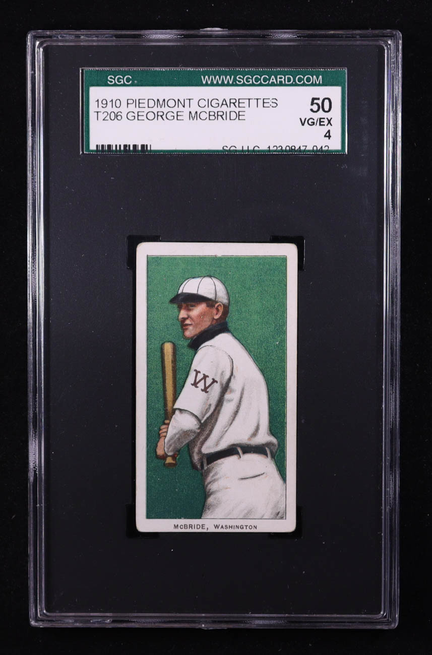 George McBride 1909-11 T206 #312 (SGC 4) at PristineAuction.com George McBride 1909-11 T206 #312 (SGC 4) at PristineAuction.com