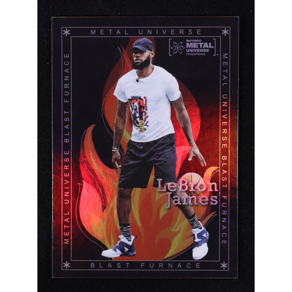 LeBron James 2021 Metal Universe Champions Blast Furnace #BF24 at PristineAuction.com