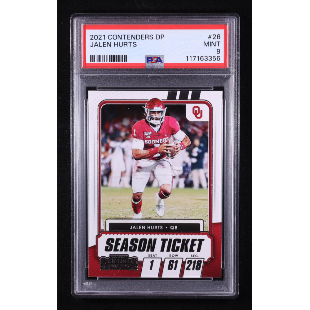 Jalen Hurts 2021 Panini Contenders Draft Picks #26 (PSA 9) at PristineAuction.com
