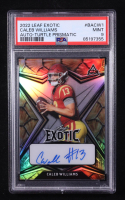 Caleb Williams 2022 Leaf Exotic Autographs Turtle Prismatic #BACW1 #4/6 RC (PSA 9) at PristineAuction.com