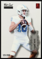 Drake Maye 2023 Wild Card Matte White #BC-DM #121/200 RC at PristineAuction.com