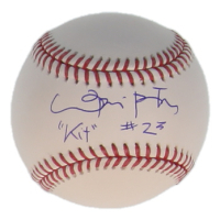 Lori Petty Signed OML Baseball Inscribed "'Kit' #23" (Schwartz) at PristineAuction.com