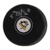 Evgeni Malkin Signed Penguins Logo Hockey Puck (JSA) at PristineAuction.com