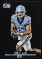 Drake Maye 2023 Leaf Pro Set Metal Retro Wave Black #RB-31 #2/3 RC at PristineAuction.com