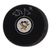 Evgeni Malkin Signed Penguins Logo Hockey Puck (JSA) at PristineAuction.com