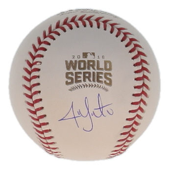 Jon Lester Signed Official 2016 World Series Logo Baseball (Schwartz) at PristineAuction.com Jon Lester Signed Official 2016 World Series Logo Baseball (Schwartz) at PristineAuction.com