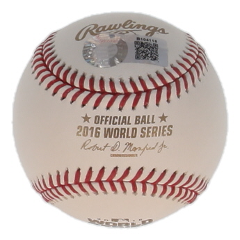 Jon Lester Signed Official 2016 World Series Logo Baseball (Schwartz) at PristineAuction.com Jon Lester Signed Official 2016 World Series Logo Baseball (Schwartz) at PristineAuction.com