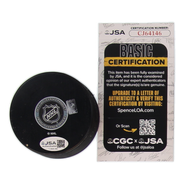 Evgeni Malkin Signed Penguins Logo Hockey Puck Inscribed "3x SC Champ" (JSA) at PristineAuction.com Evgeni Malkin Signed Penguins Logo Hockey Puck Inscribed "3x SC Champ" (JSA) at PristineAuction.com