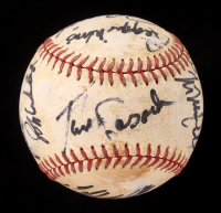 1986 Dodgers ONL Baseball Team-Signed by (14) with Tommy Lasorda, Mariano Duncan, Orel Hershiser, Bob Welch (Beckett) at PristineAuction.com
