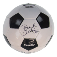 Brandi Chastain Signed Franklin Soccer Ball Inscribed "6 USA" (Schwartz) at PristineAuction.com