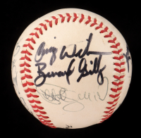 1992 Cardinals Baseball Team-Signed by (11) with Ozzie Smith, Bryan Smith, Brian Jordan, Lee Smith (Beckett) at PristineAuction.com