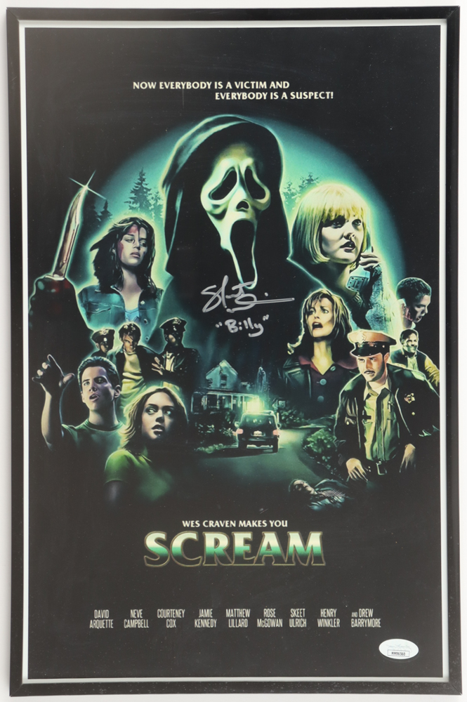 Skeet Ulrich Signed "Scream" Custom Framed Photo Inscribed "'Billy'" (JSA) at PristineAuction.com Skeet Ulrich Signed "Scream" Custom Framed Photo Inscribed "'Billy'" (JSA) at PristineAuction.com
