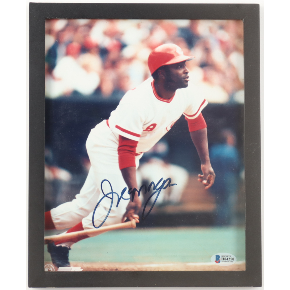 Joe Morgan Signed Reds Custom Framed Photo (Beckett) at PristineAuction.com