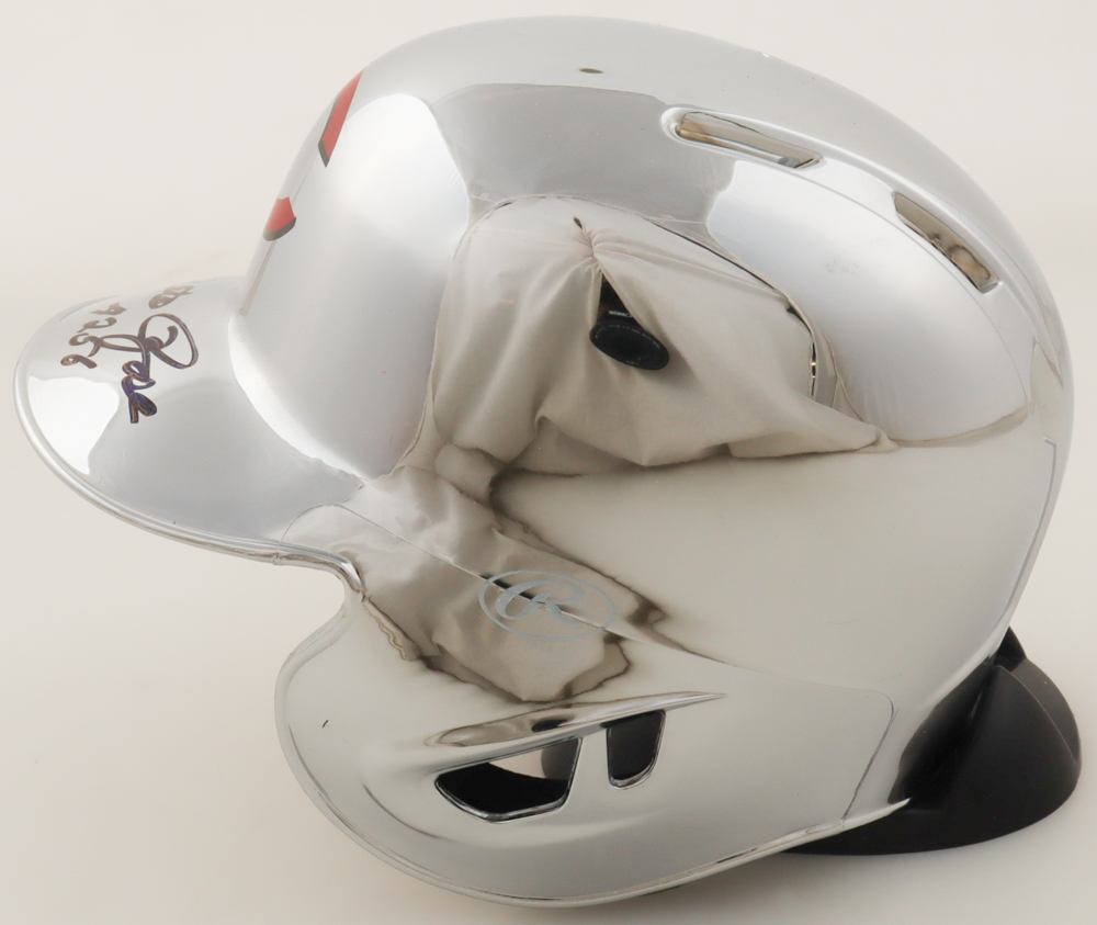 Pete Rose Signed Reds Batting Mini Helmet Inscribed "4256" (Rose) at PristineAuction.com Pete Rose Signed Reds Batting Mini Helmet Inscribed "4256" (Rose) at PristineAuction.com