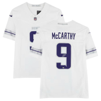 J.J. McCarthy Signed Vikings Nike Authentic Jersey (Fanatics) at PristineAuction.com