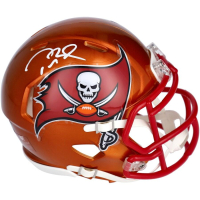 Tom Brady Signed Buccaneers Flash Alternate Speed Mini Helmet (Fanatics) at PristineAuction.com