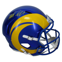 Kyren Williams Signed Rams Full-Size Speed Helmet (Beckett) at PristineAuction.com