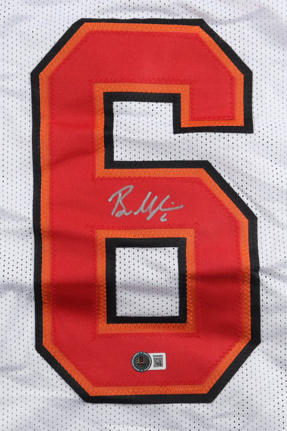 Baker Mayfield Signed Jersey (Beckett) at PristineAuction.com Baker Mayfield Signed Jersey (Beckett) at PristineAuction.com