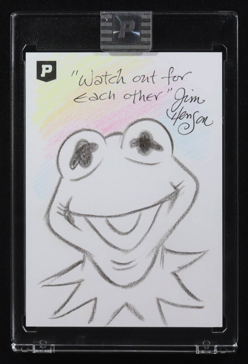 Kermit The Frog | The Muppets | Original Art Sketch Card by Guy Gilchrist (1/1 Original Art) at PristineAuction.com Kermit The Frog | The Muppets | Original Art Sketch Card by Guy Gilchrist (1/1 Original Art) at PristineAuction.com