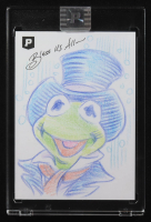 Kermit The Frog | The Muppets | Original Art Sketch Card by Guy Gilchrist (1/1 Original Art) at PristineAuction.com