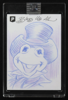 Kermit The Frog | The Muppets | Original Art Sketch Card by Guy Gilchrist (1/1 Original Art) at PristineAuction.com