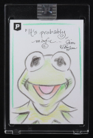 Kermit The Frog | The Muppets | Original Art Sketch Card by Guy Gilchrist (1/1 Original Art) at PristineAuction.com