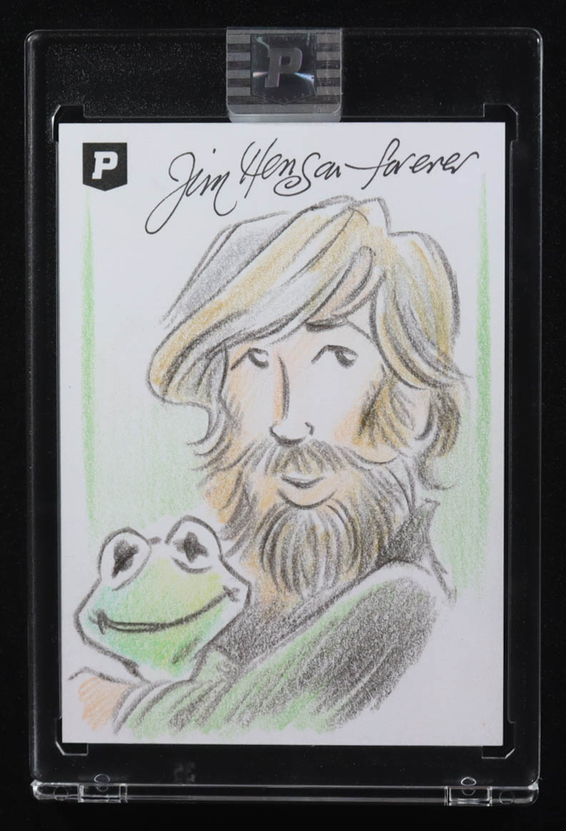 Kermit The Frog & Jim Henson | The Muppets | Original Art Sketch Card by Guy Gilchrist (1/1 Original Art) at PristineAuction.com Kermit The Frog & Jim Henson | The Muppets | Original Art Sketch Card by Guy Gilchrist (1/1 Original Art) at PristineAuction.com