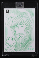 Kermit The Frog & Jim Henson | The Muppets | Original Art Sketch Card by Guy Gilchrist (1/1 Original Art) at PristineAuction.com