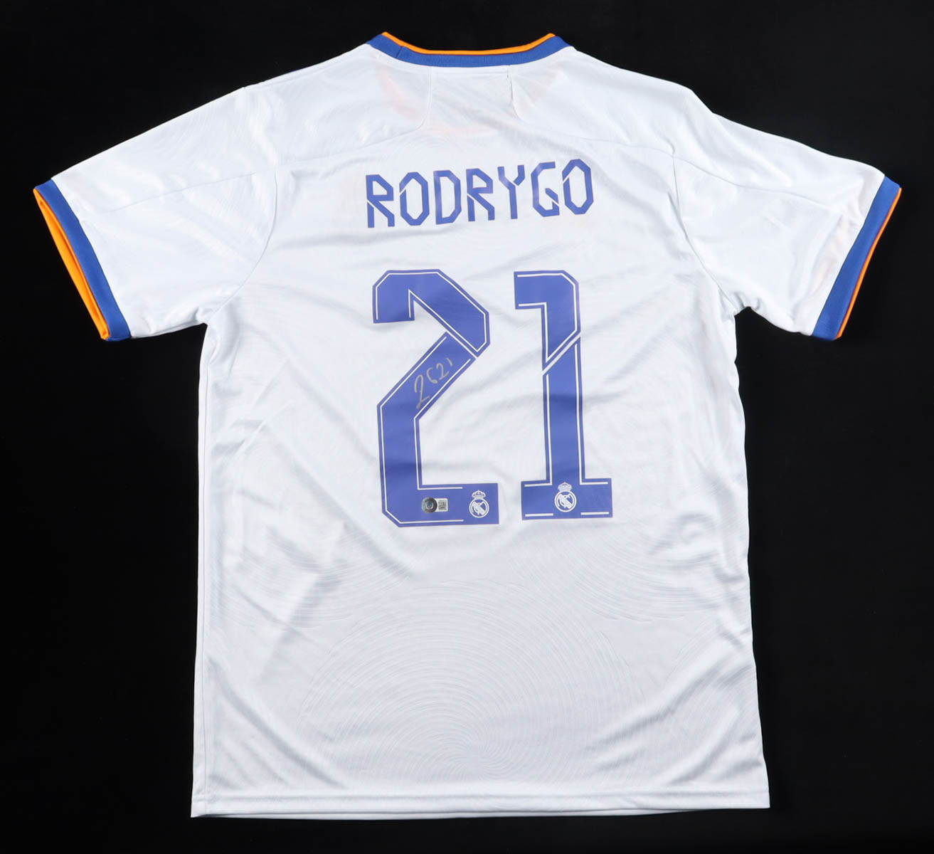 Rodrygo Signed Real Madrid Adidas Authentic Jersey (Beckett) at PristineAuction.com Rodrygo Signed Real Madrid Adidas Authentic Jersey (Beckett) at PristineAuction.com