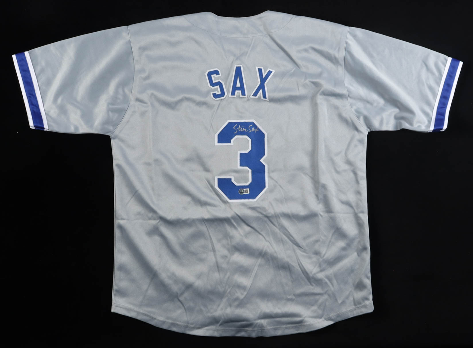Steve Sax Signed Jersey (Beckett) at PristineAuction.com Steve Sax Signed Jersey (Beckett) at PristineAuction.com