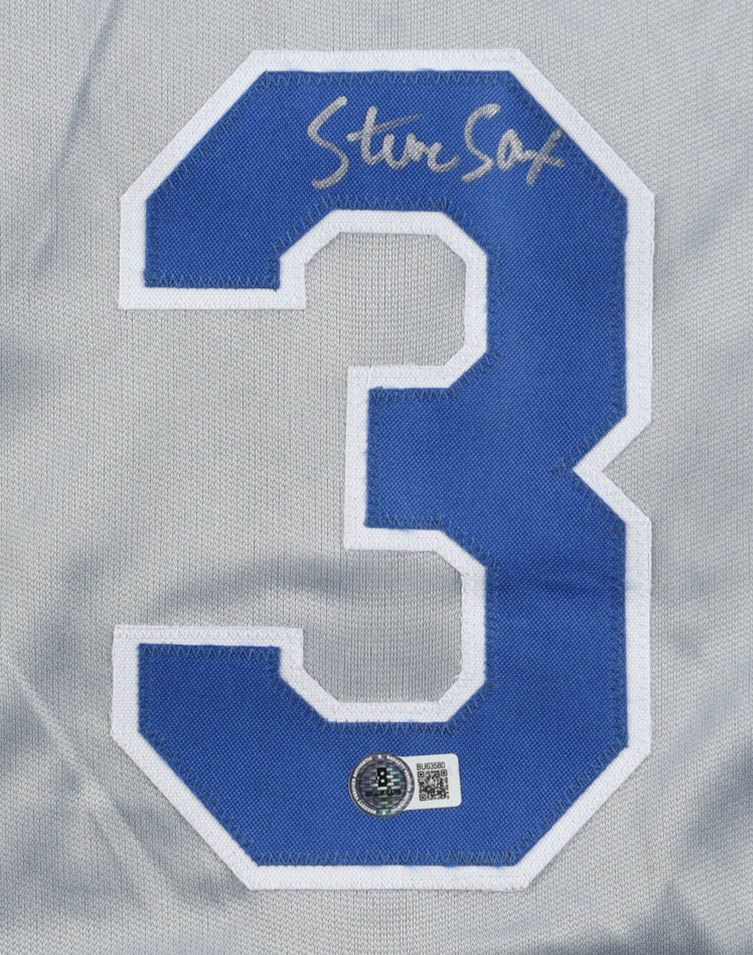 Steve Sax Signed Jersey (Beckett) at PristineAuction.com Steve Sax Signed Jersey (Beckett) at PristineAuction.com