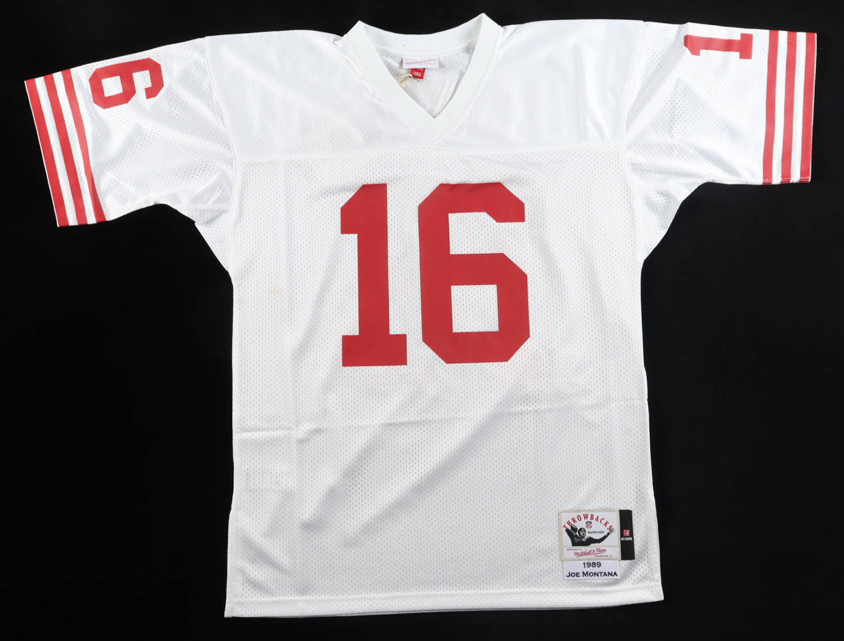 Joe Montana Signed 49ers Mitchell & Ness Authentic Jersey Inscribed "Joe Cool" (Fanatics) at PristineAuction.com Joe Montana Signed 49ers Mitchell & Ness Authentic Jersey Inscribed "Joe Cool" (Fanatics) at PristineAuction.com