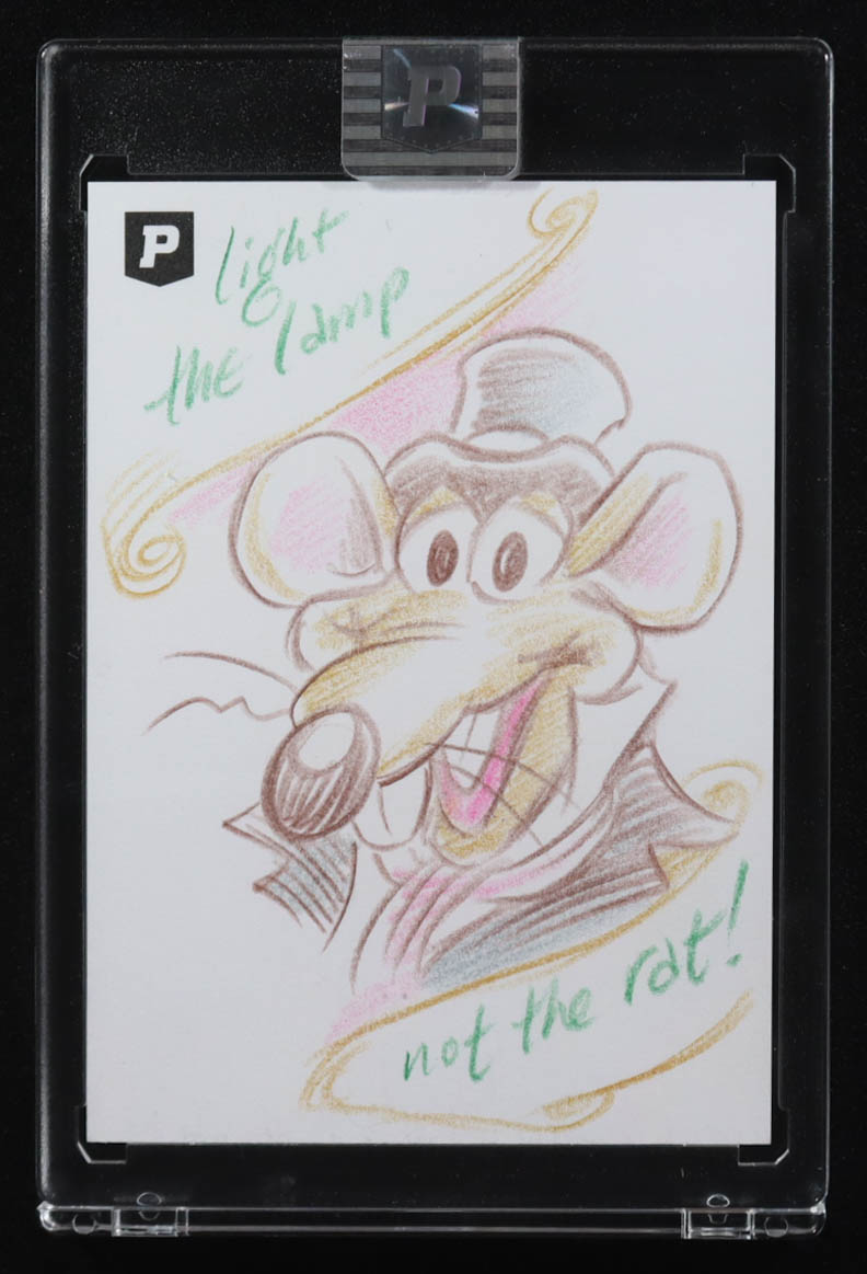 Rizzo The Rat | The Muppets | Original Art Sketch Card by Guy Gilchrist (1/1 Original Art) at PristineAuction.com Rizzo The Rat | The Muppets | Original Art Sketch Card by Guy Gilchrist (1/1 Original Art) at PristineAuction.com