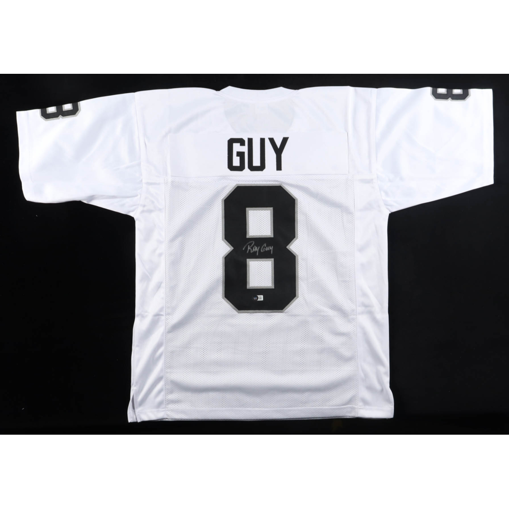 Ray Guy Signed Jersey (Beckett) at PristineAuction.com