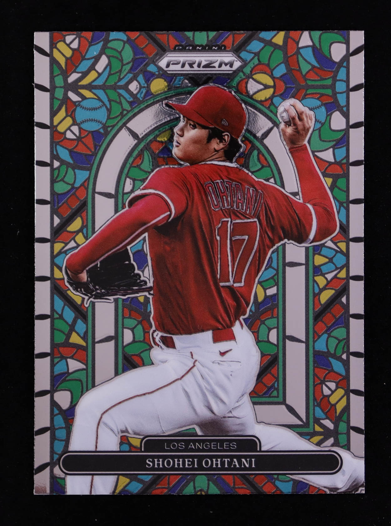 Shohei Ohtani 2022 Panini Prizm Stained Glass #3 at PristineAuction.com Shohei Ohtani 2022 Panini Prizm Stained Glass #3 at PristineAuction.com