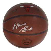 Horace Grant Signed Bulls Logo Basketball (Schwartz) at PristineAuction.com