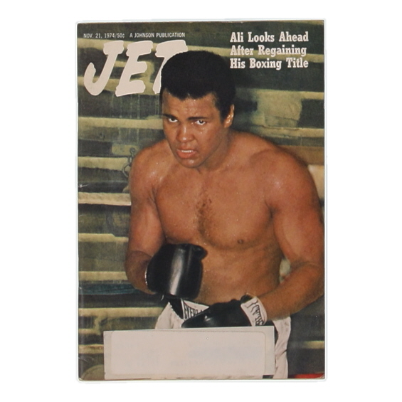 1972 Muhammad Ali "JET" Magazine at PristineAuction.com 1972 Muhammad Ali "JET" Magazine at PristineAuction.com