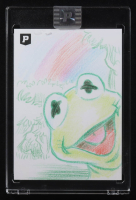 Kermit The Frog | The Muppets | Original Art Sketch Card by Guy Gilchrist (1/1 Original Art) at PristineAuction.com