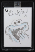 Cookie Monster | The Muppets | Original Art Sketch Card by Guy Gilchrist (1/1 Original Art) at PristineAuction.com