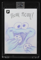 Cookie Monster | The Muppets | Original Art Sketch Card by Guy Gilchrist (1/1 Original Art) at PristineAuction.com