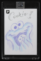 Cookie Monster | The Muppets | Original Art Sketch Card by Guy Gilchrist (1/1 Original Art) at PristineAuction.com