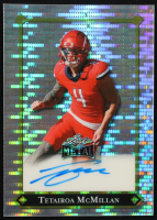 Tetairoa McMillan 2024 Leaf Metal '92 Leaf Autographs Pulsar Silver #92LTMM #1/5 RC at PristineAuction.com