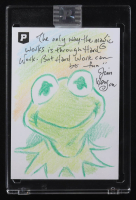 Kermit The Frog | The Muppets | Original Art Sketch Card by Guy Gilchrist (1/1 Original Art) at PristineAuction.com
