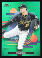 Paul Skenes 2025 Topps Finest Green Refractors #103 #32/35 at PristineAuction.com