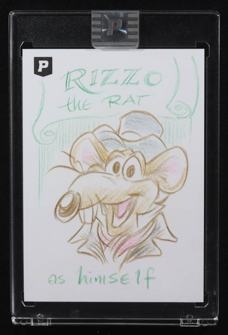 Rizzo The Rat | The Muppets | Original Art Sketch Card by Guy Gilchrist (1/1 Original Art) at PristineAuction.com Rizzo The Rat | The Muppets | Original Art Sketch Card by Guy Gilchrist (1/1 Original Art) at PristineAuction.com