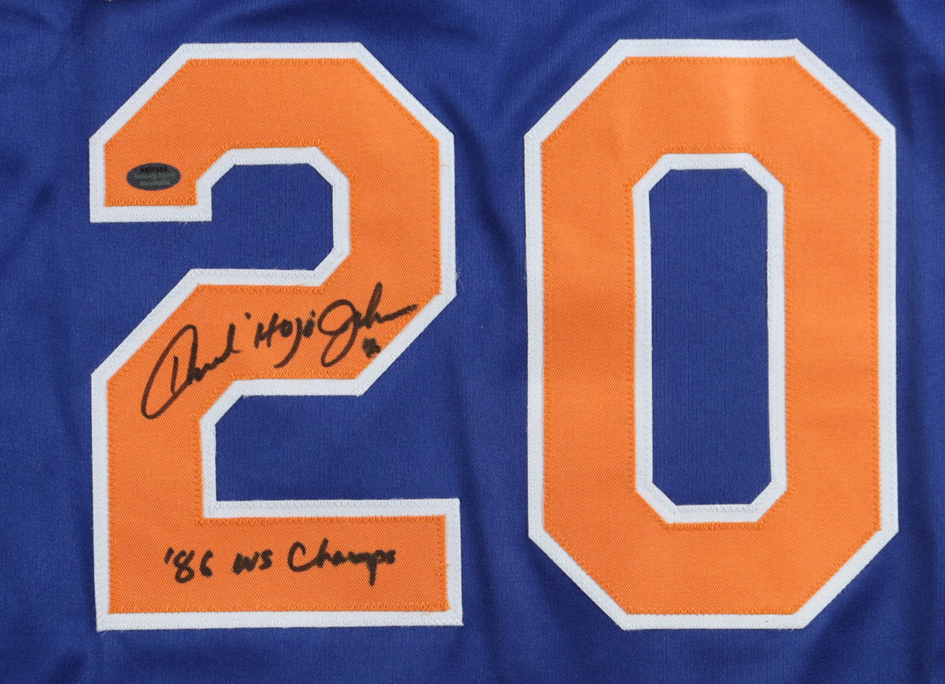 Howard "HoJo" Johnson Signed Jersey Inscribed "86 WS Champs" (Schwartz) at PristineAuction.com Howard "HoJo" Johnson Signed Jersey Inscribed "86 WS Champs" (Schwartz) at PristineAuction.com