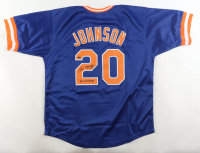 Howard "HoJo" Johnson Signed Jersey Inscribed "86 WS Champs" (Schwartz) at PristineAuction.com