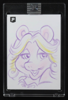 Miss Piggy | The Muppets | Original Art Sketch Card by Guy Gilchrist (1/1 Original Art) at PristineAuction.com
