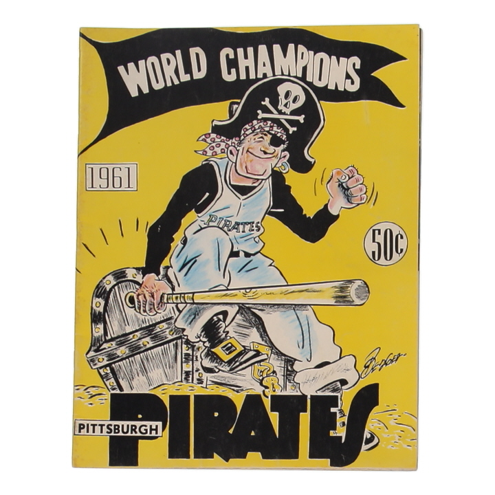 1961 Vintage Pittsburgh Pirates World Champions Full Program at PristineAuction.com 1961 Vintage Pittsburgh Pirates World Champions Full Program at PristineAuction.com
